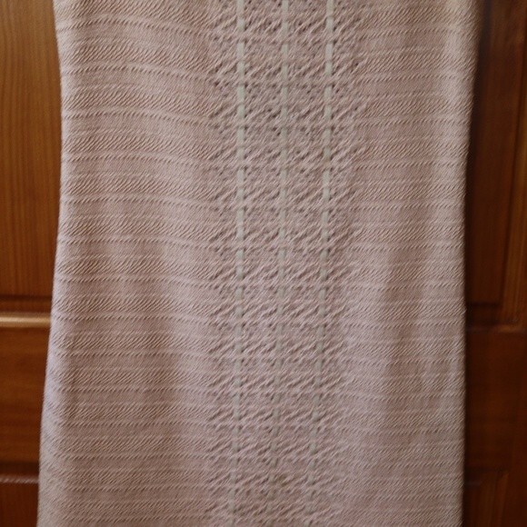 Vintage Lace Crochet Pink Lace Sleeveless Dress 12 - Picture 8 of 16